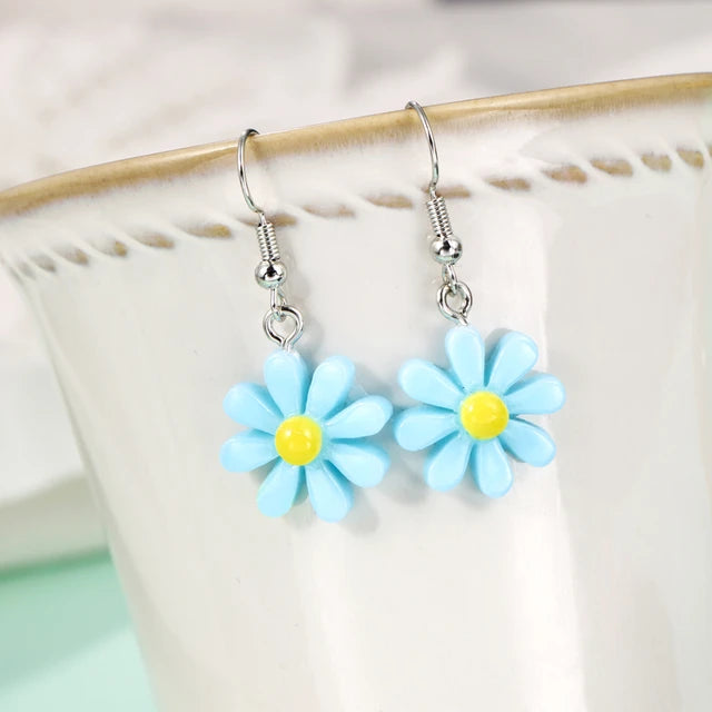 Daisy Flower Earrings