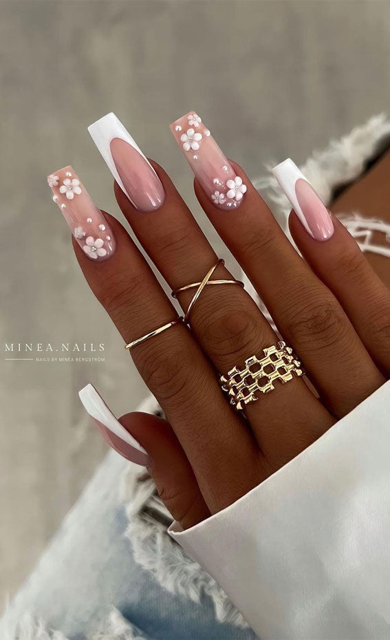 Gretta 3D Acrylic Flower Nail Set