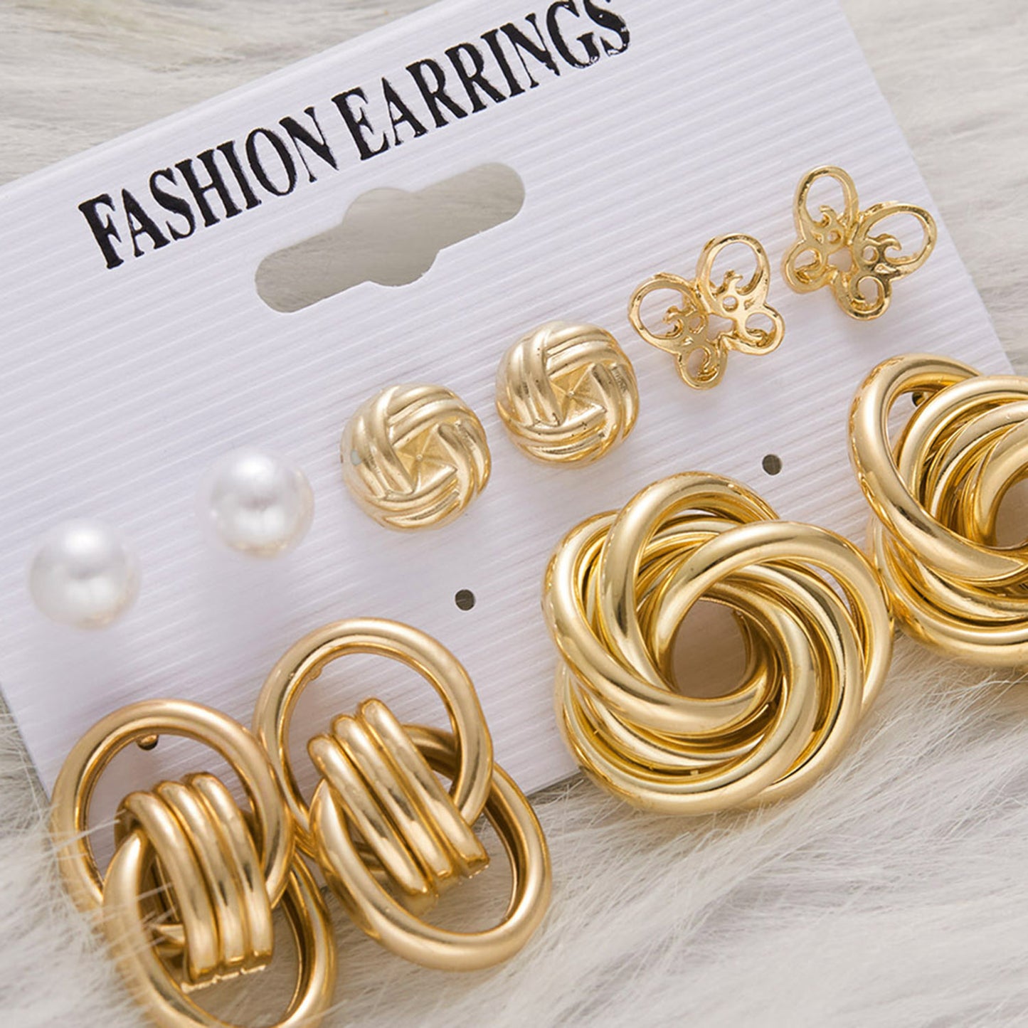 Giliani Gold Earrings Sets