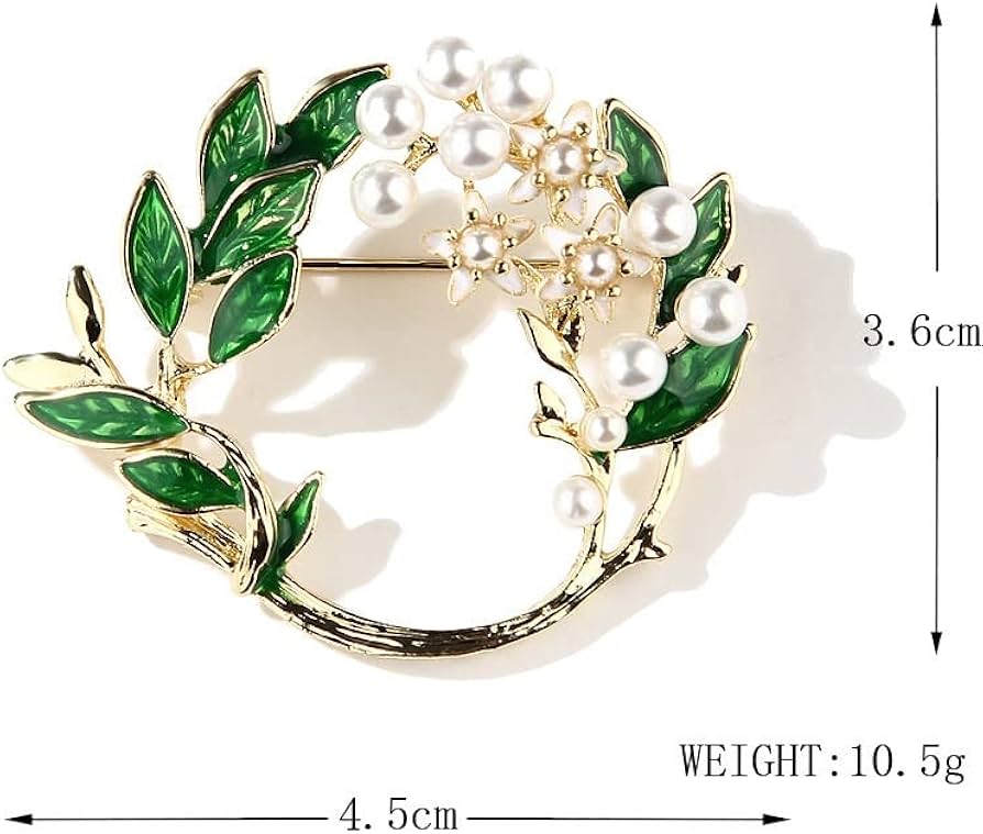 Gloriana Emerald Brooch