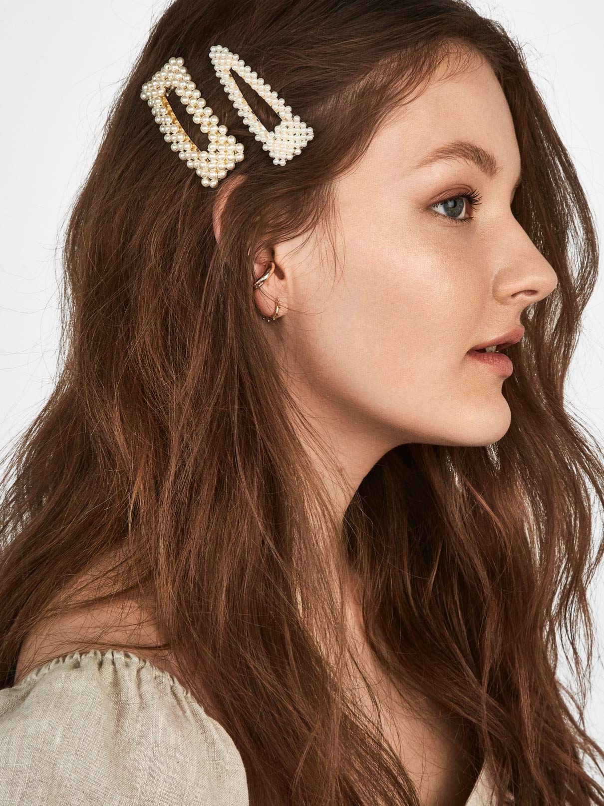 Maddie Pearl Snap Hair Clip.