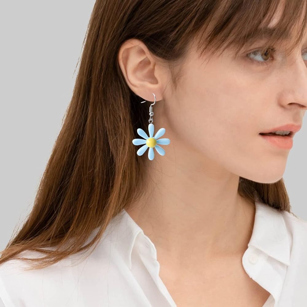 Daisy Flower Earrings