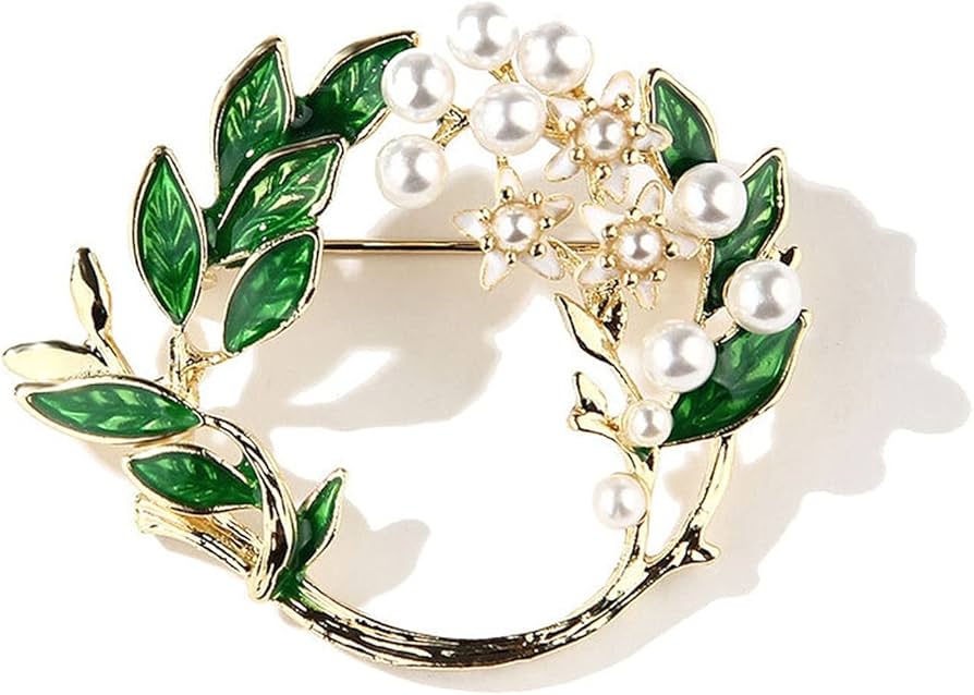 Gloriana Emerald Brooch