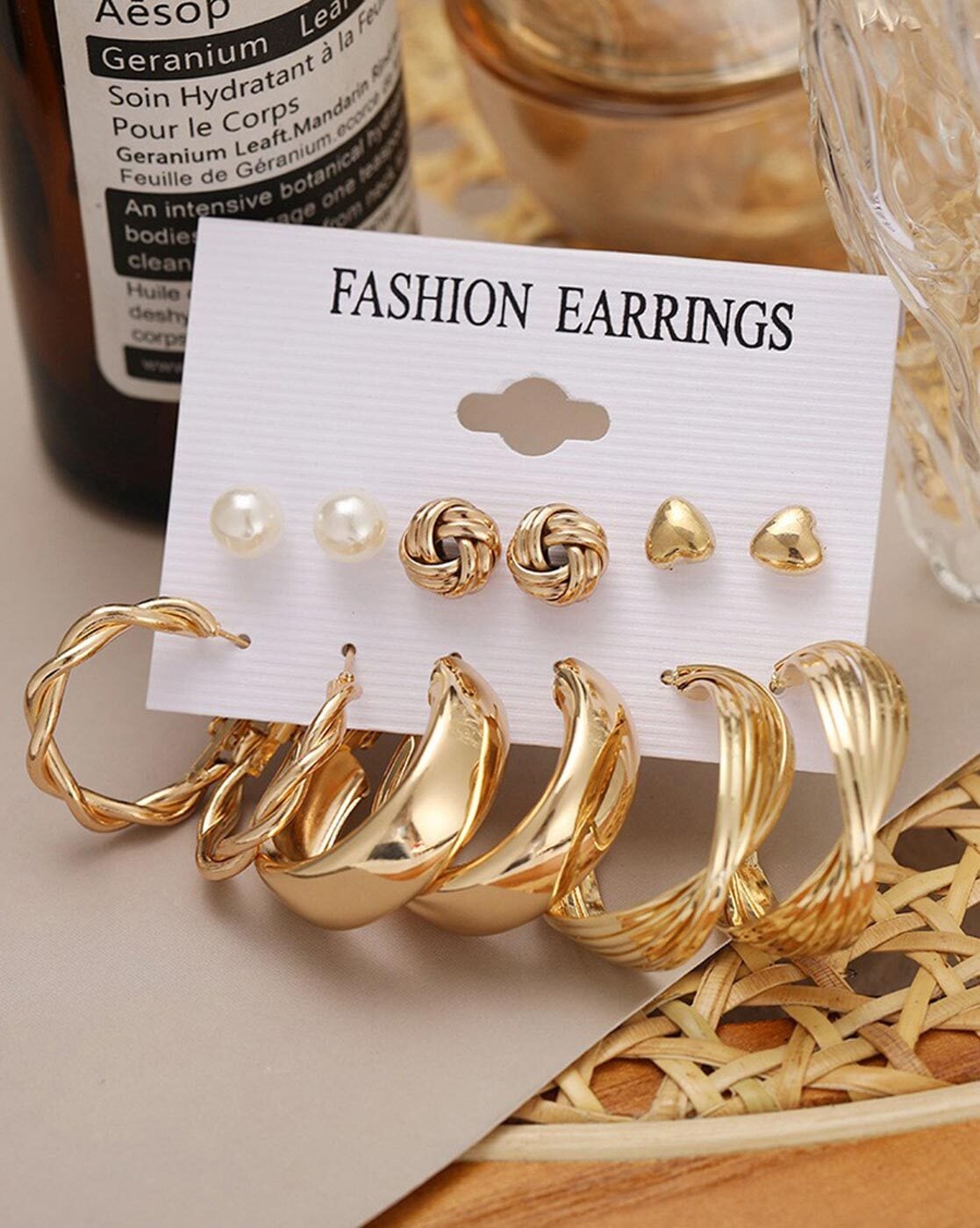 Giliani Gold Earrings Sets