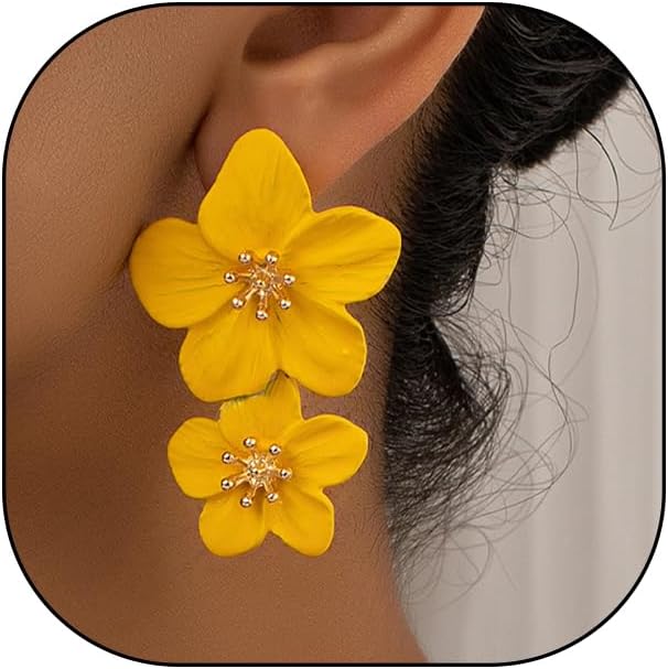 Boho Flower Earrings