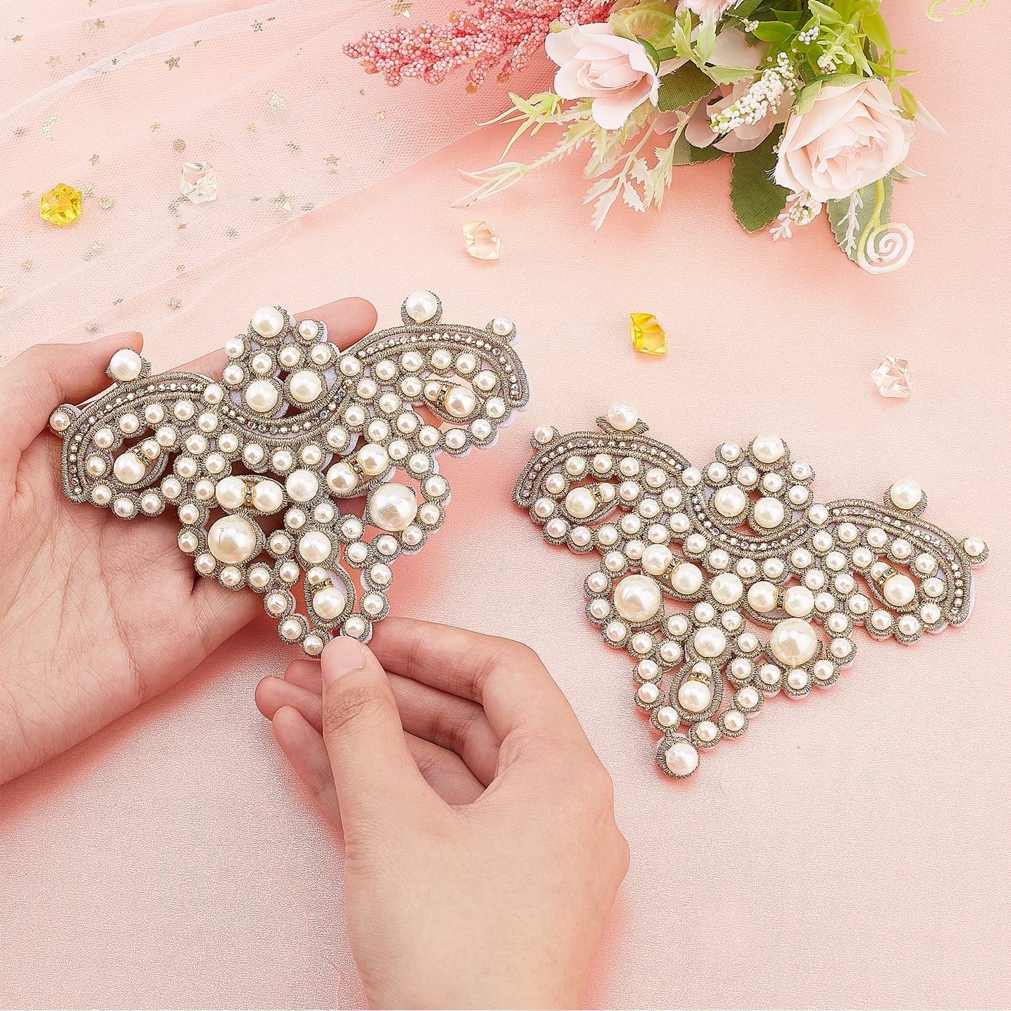 Jasmine Pearl Applique