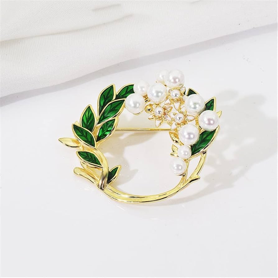 Gloriana Emerald Brooch
