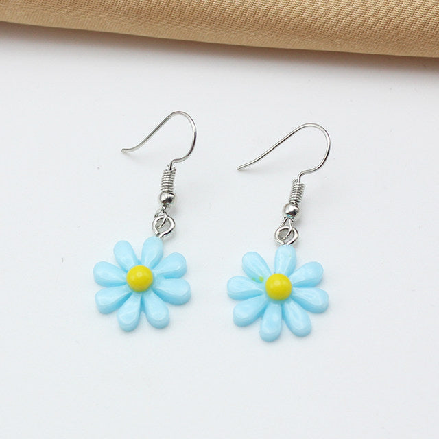 Daisy Flower Earrings