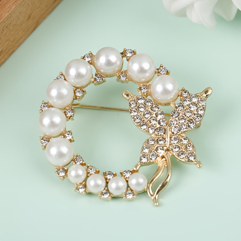 Valrie Pearl Brooch