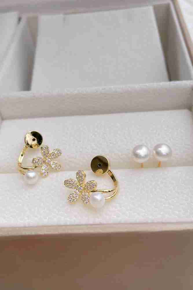 Renina Pearl Stud Earrings