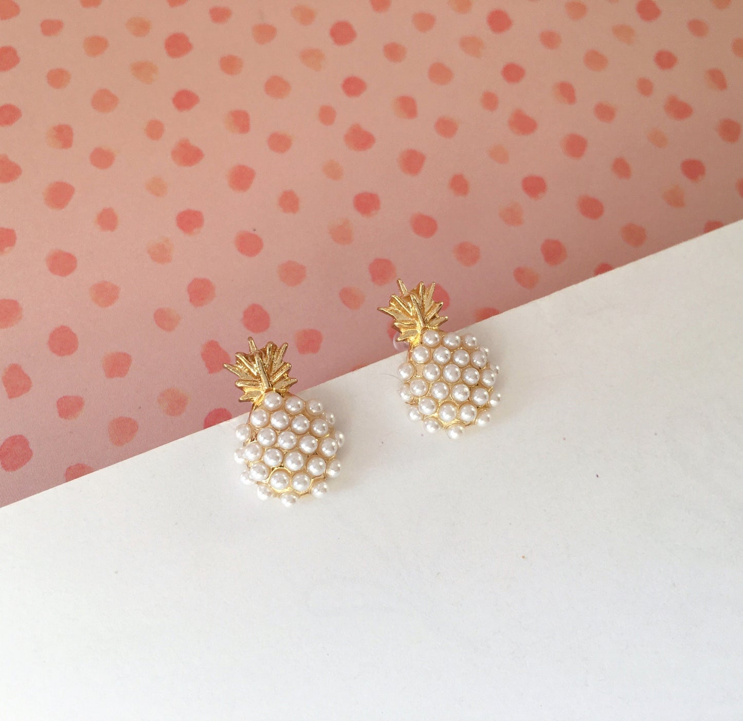 Pineapple Pearl Earrings