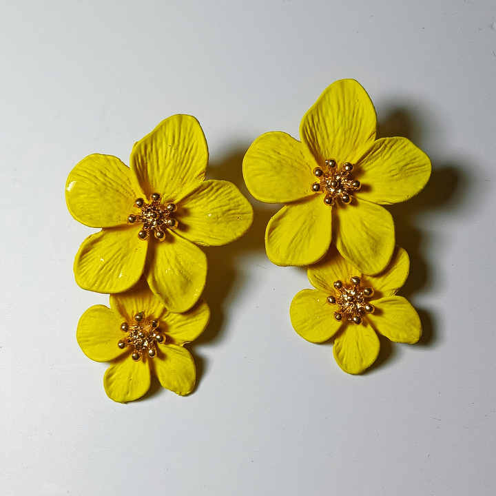 Boho Flower Earrings