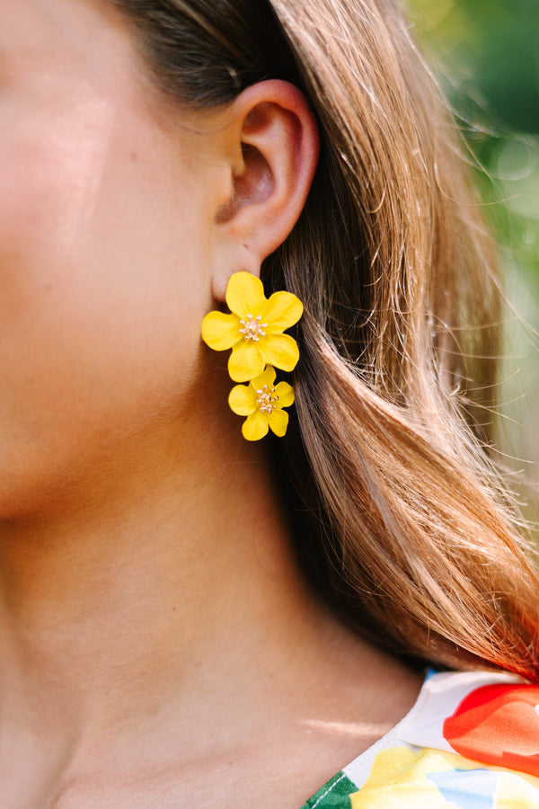 Boho Flower Earrings