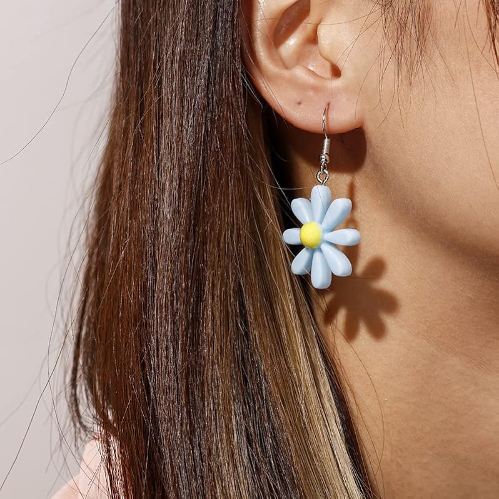 Daisy Flower Earrings