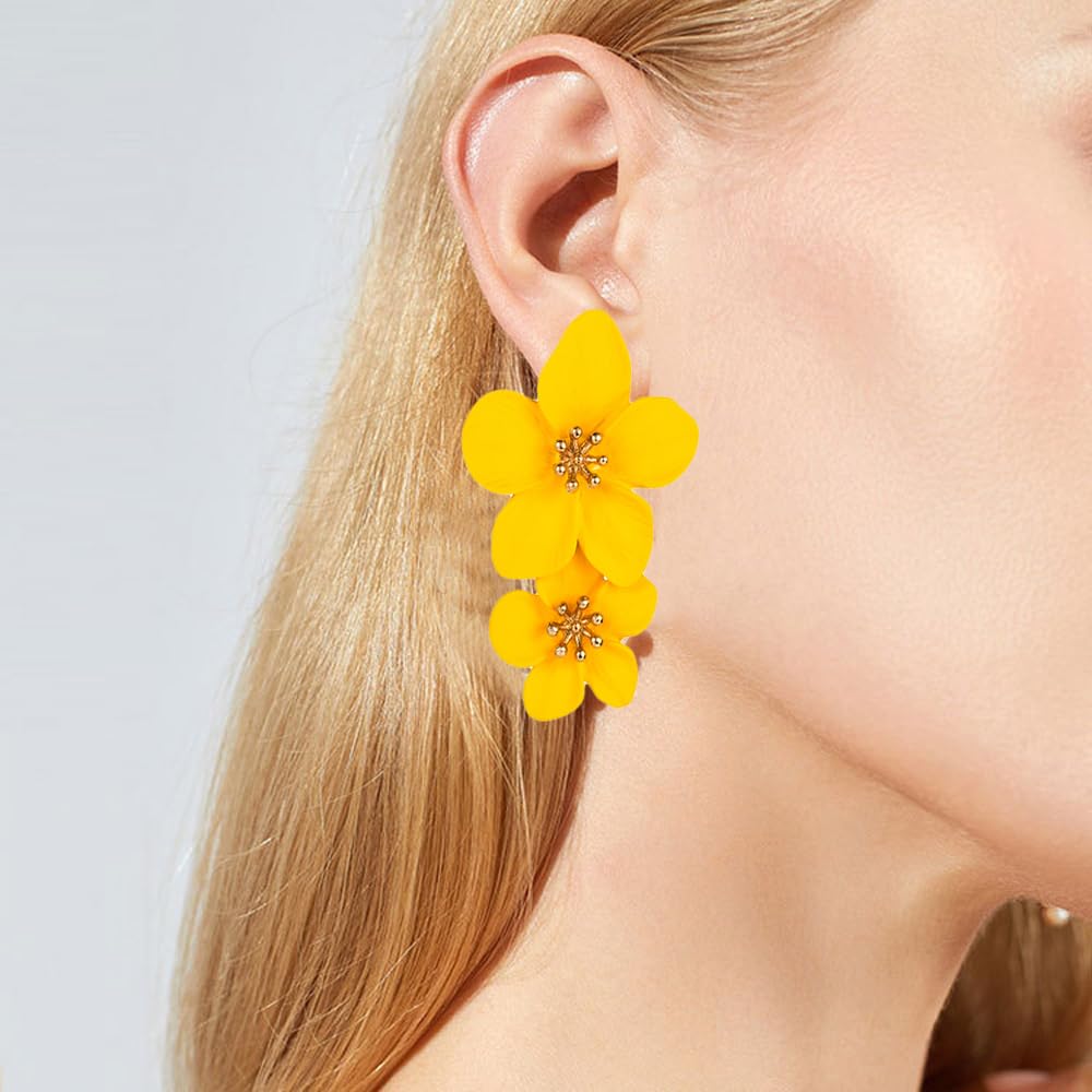 Boho Flower Earrings