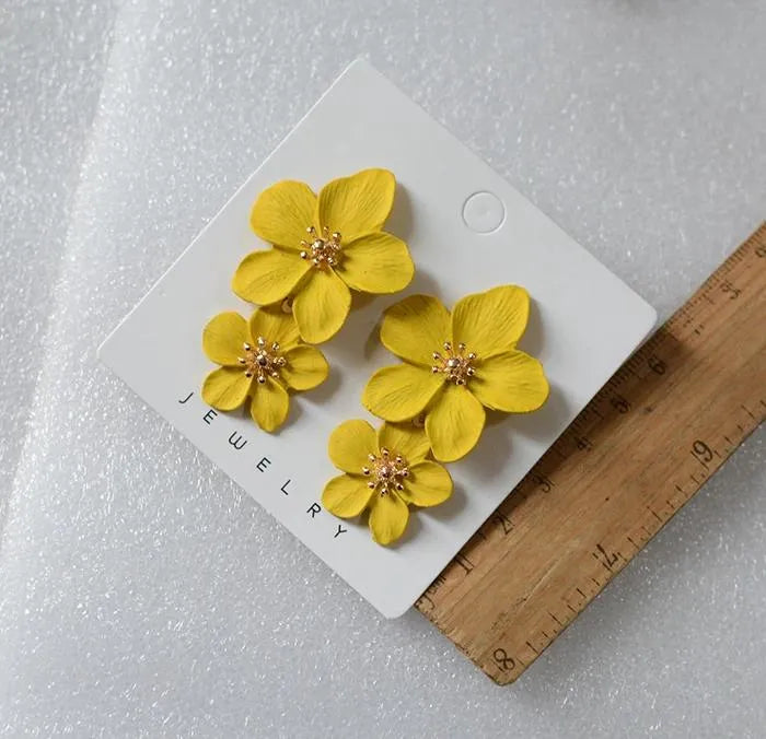 Boho Flower Earrings