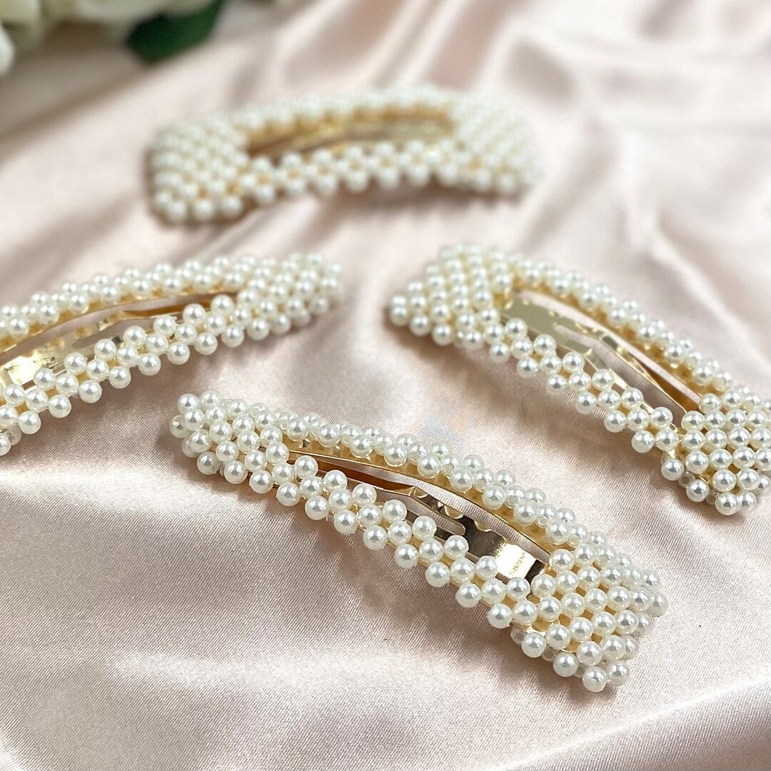 Maddie Pearl Snap Hair Clip.