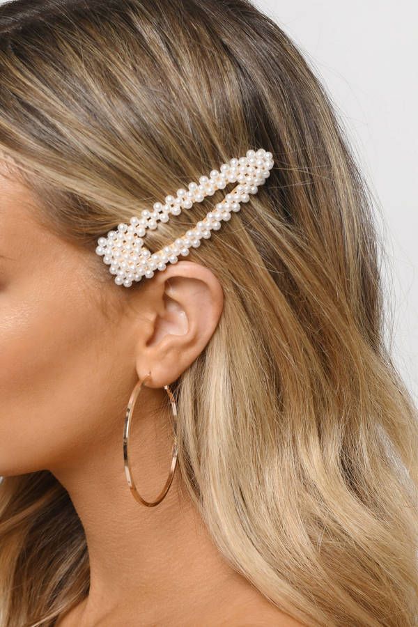 Maddie Pearl Snap Hair Clip.