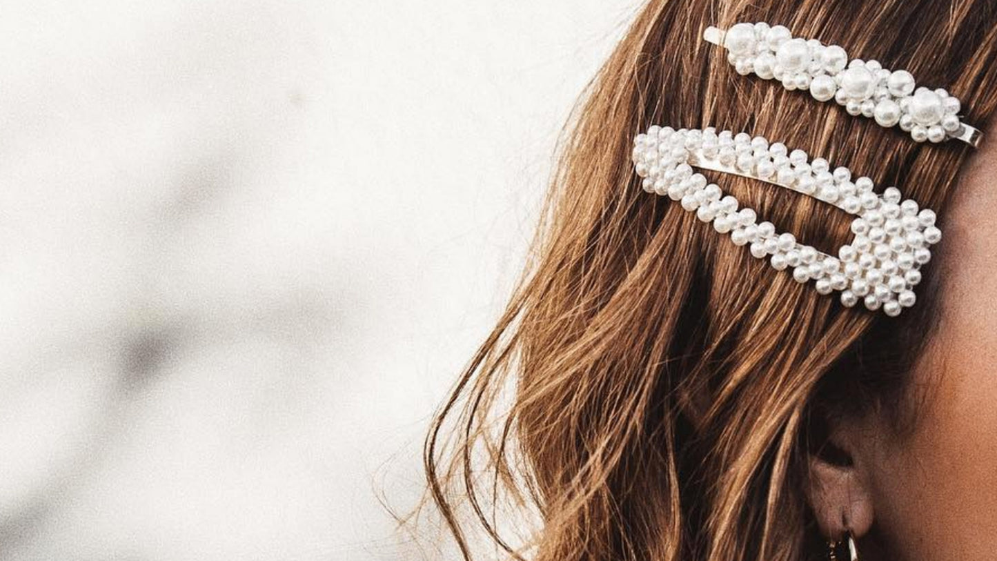 Maddie Pearl Snap Hair Clip.