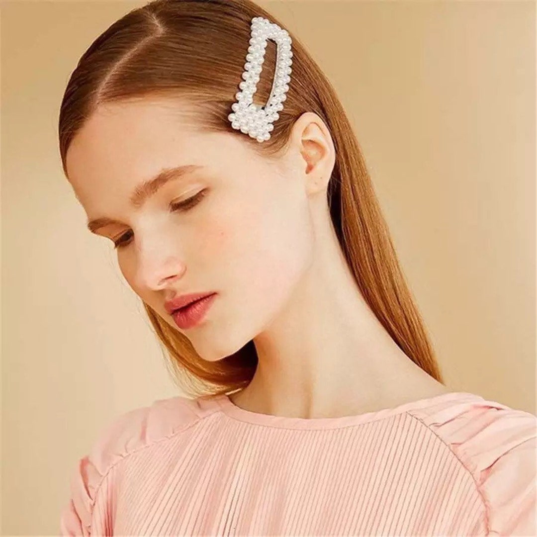 Maddie Pearl Snap Hair Clip.