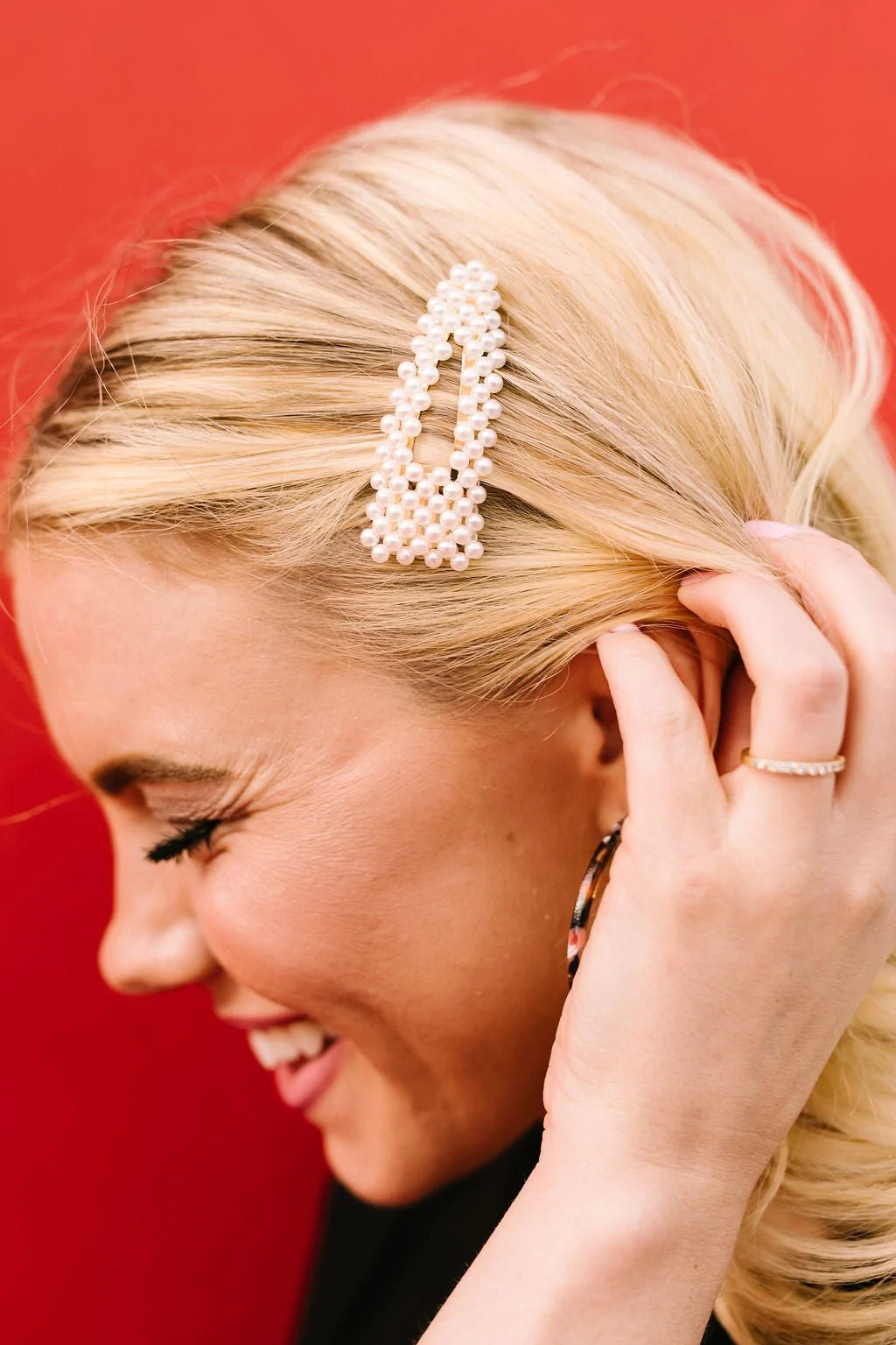 Maddie Pearl Snap Hair Clip.