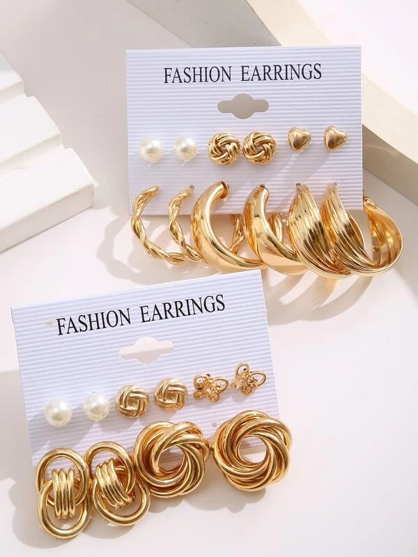 Giliani Gold Earrings Sets