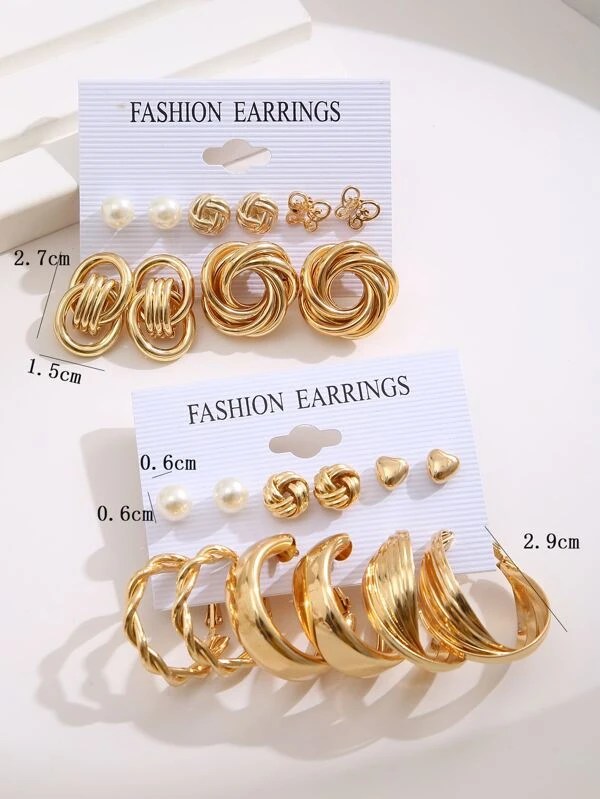 Giliani Gold Earrings Sets