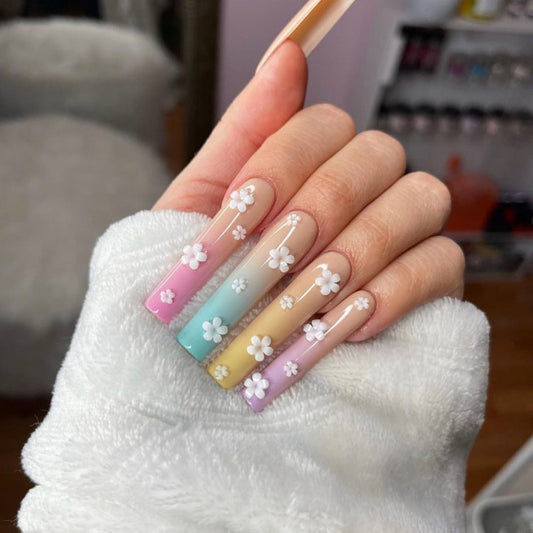 Gretta 3D Acrylic Flower Nail Set