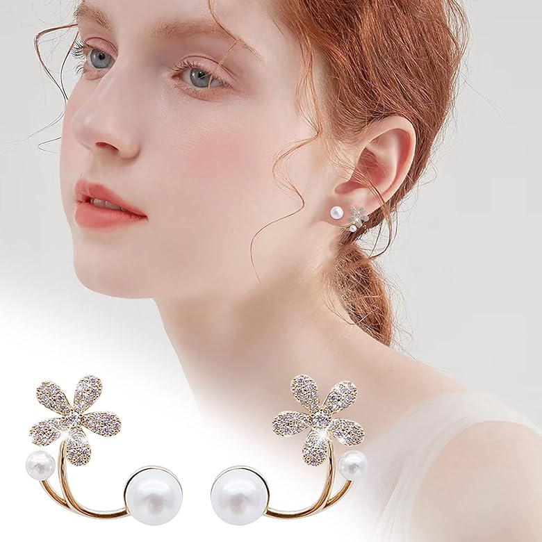 Renina Pearl Stud Earrings