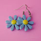 Resin Daisy Flower Earrings