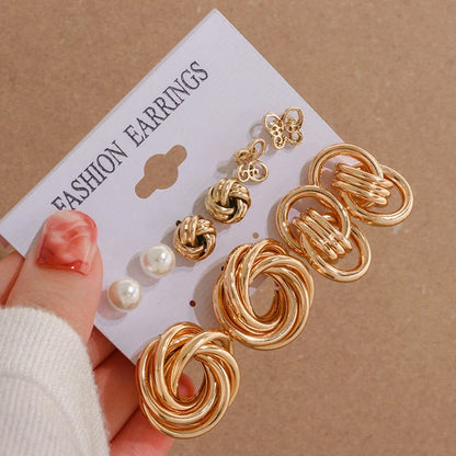 Giliani Gold Earrings Sets