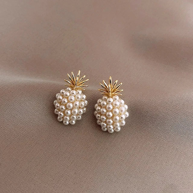 Pineapple Pearl Earrings