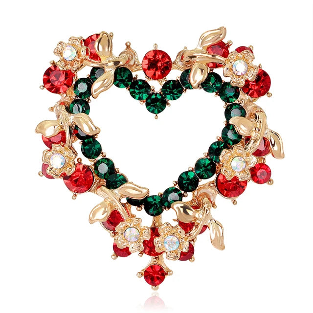 St. Nicola Heart Brooch