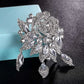 Rosa Rhinestone Brooch