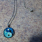 Royal Blue Yin and Yang Necklace