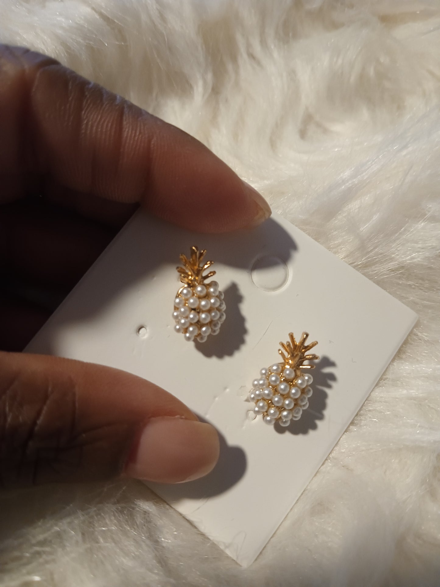 Pineapple Pearl Earrings