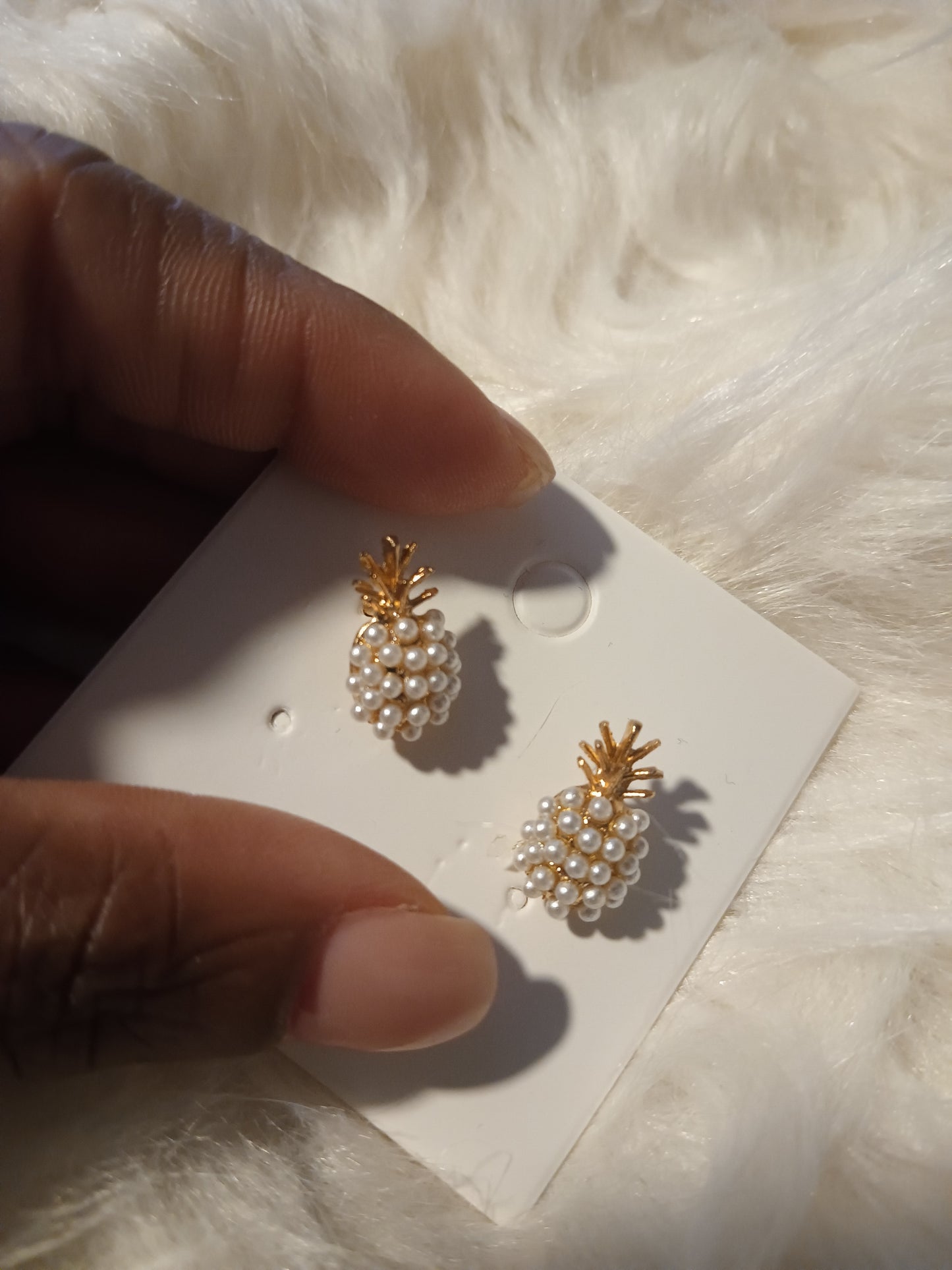 Pineapple Pearl Earrings