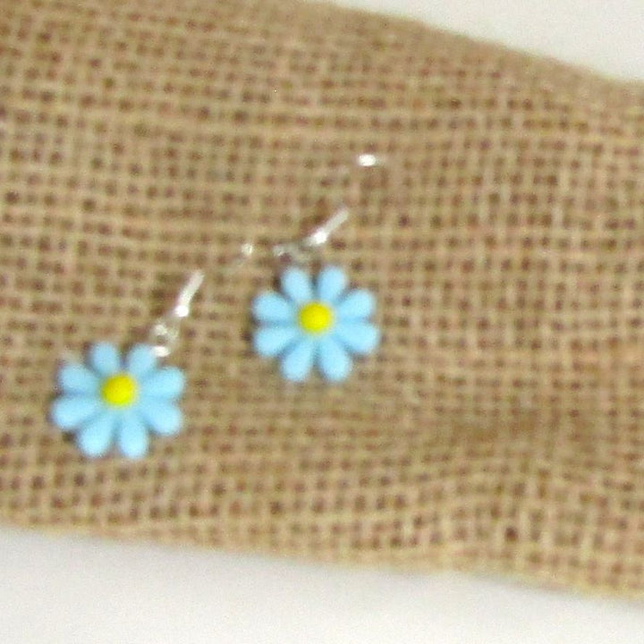 Resin Daisy Flower Earrings