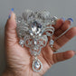 Royal Drop Rhinestone Brooch