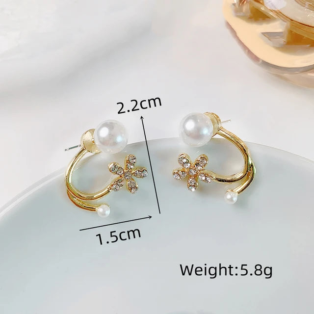 Renina Pearl Stud Earrings