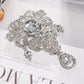 Royal Drop Rhinestone Brooch