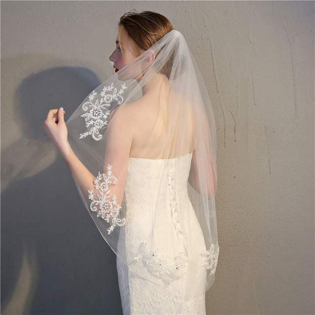 Christian Embroidery Lace Veil