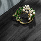 Gloriana Emerald Brooch