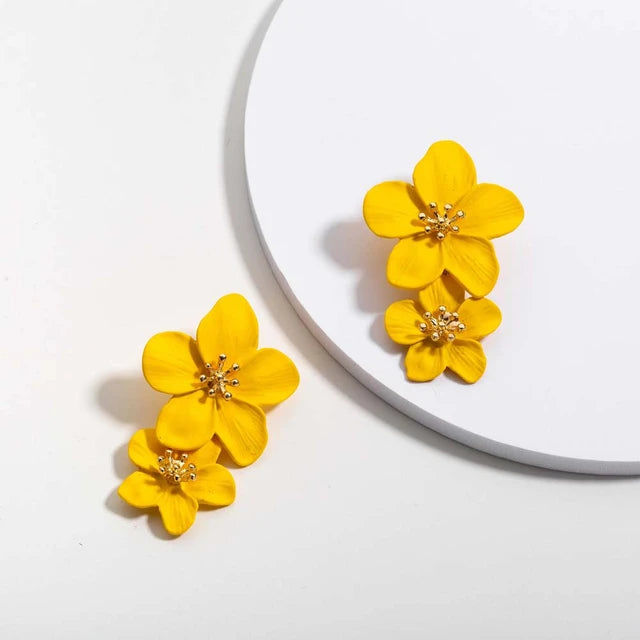 Boho Flower Earrings