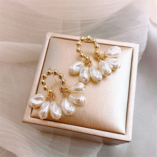 Hallow Pearl Earrings