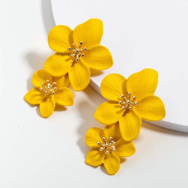 Boho Flower Earrings