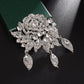 Rosa Rhinestone Brooch