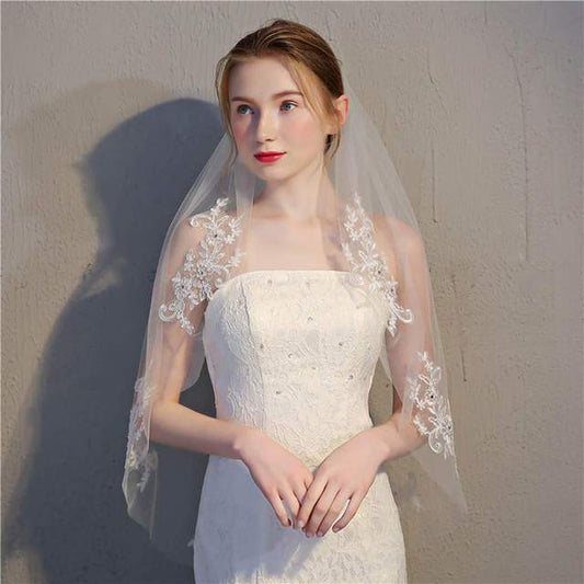 Christian Embroidery Lace Veil