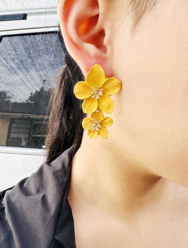 Boho Flower Earrings