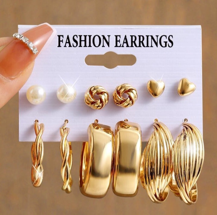 Giliani Gold Earrings Sets